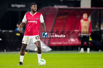 2023-10-26 - Riechedly Bazoer of AZ Alkmaar during the UEFA Europa Conference League, Group E football match between AZ Alkmaar and Aston Villa FC on October 26, 2023 at AFAS Stadion in Alkmaar, Netherlands - FOOTBALL - CONFERENCE LEAGUE - AZ ALKMAAR V ASTON VILLA - UEFA CONFERENCE LEAGUE - SOCCER