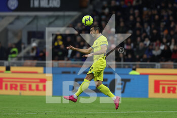 2023-01-10 - Henrikh Mkhitaryan of FC Internazionale in action during Coppa Italia 2022/23 football match between FC Internazionale and Parma Calcio at Giuseppe Meazza Stadium, Milan, Italy on January 10, 2023 - INTER - FC INTERNAZIONALE VS PARMA CALCIO - ITALIAN CUP - SOCCER