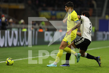 2023-01-10 - Joaquin Correa of FC Internazionale in action during Coppa Italia 2022/23 football match between FC Internazionale and Parma Calcio at Giuseppe Meazza Stadium, Milan, Italy on January 10, 2023 - INTER - FC INTERNAZIONALE VS PARMA CALCIO - ITALIAN CUP - SOCCER