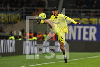 2023-01-10 - Raoul Bellanova of FC Internazionale in action during Coppa Italia 2022/23 football match between FC Internazionale and Parma Calcio at Giuseppe Meazza Stadium, Milan, Italy on January 10, 2023 - INTER - FC INTERNAZIONALE VS PARMA CALCIO - ITALIAN CUP - SOCCER