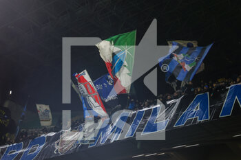 2023-01-10 - FC Internazionale supporters during Coppa Italia 2022/23 football match between FC Internazionale and Parma Calcio at Giuseppe Meazza Stadium, Milan, Italy on January 10, 2023 - INTER - FC INTERNAZIONALE VS PARMA CALCIO - ITALIAN CUP - SOCCER