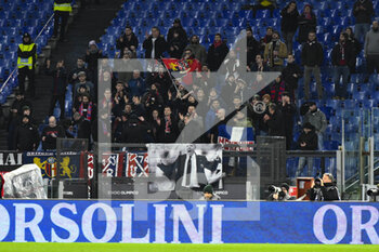 19/01/2023 - Bologna F.C. Fans during the Coppa Italia eighth of finals between S.S. Lazio vs Bologna F.C. on January 19, 2023 at the Stadio Olimpico, Rome, Italy. - SS LAZIO VS BOLOGNA FC - COPPA ITALIA - CALCIO