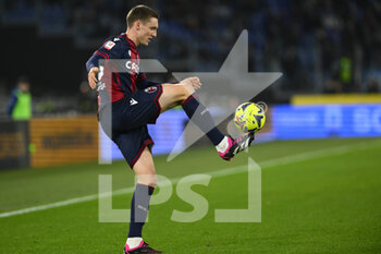 2023-01-19 - Michel Aebischer of Bologna F.C.  during the Coppa Italia eighth of finals between S.S. Lazio vs Bologna F.C. on January 19, 2023 at the Stadio Olimpico, Rome, Italy. - SS LAZIO VS BOLOGNA FC - ITALIAN CUP - SOCCER