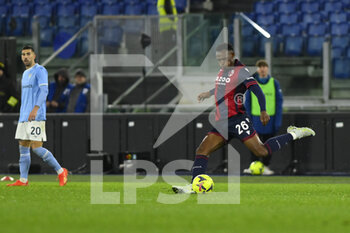 2023-01-19 - Jhon Lucumí of Bologna F.C. during the Coppa Italia eighth of finals between S.S. Lazio vs Bologna F.C. on January 19, 2023 at the Stadio Olimpico, Rome, Italy. - SS LAZIO VS BOLOGNA FC - ITALIAN CUP - SOCCER