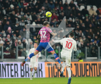 2023-01-19 - Leonardo Paredes of Juventus Fc during Coppa Italia 2023, football match between Juventus Fc and Ac Monza on Jannuary 19, 2023 at Allianz Stadium, Turin Italy. Photo Nderim Kaceli - JUVENTUS FC VS AC MONZA - ITALIAN CUP - SOCCER
