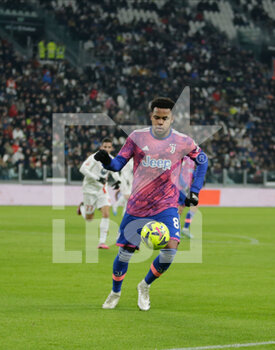 2023-01-19 - Weston Mckennie of Juventus Fc during Coppa Italia 2023, football match between Juventus Fc and Ac Monza on Jannuary 19, 2023 at Allianz Stadium, Turin Italy. Photo Nderim Kaceli - JUVENTUS FC VS AC MONZA - ITALIAN CUP - SOCCER