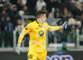 2023-01-19 - Alessio Cragno of AC Monza during Coppa Italia 2023, football match between Juventus Fc and Ac Monza on Jannuary 19, 2023 at Allianz Stadium, Turin Italy. Photo Nderim Kaceli - JUVENTUS FC VS AC MONZA - ITALIAN CUP - SOCCER