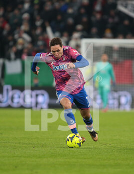 2023-01-19 - Federico Chiesa of Juventus Fc during Coppa Italia 2023, football match between Juventus Fc and Ac Monza on Jannuary 19, 2023 at Allianz Stadium, Turin Italy. Photo Nderim Kaceli - JUVENTUS FC VS AC MONZA - ITALIAN CUP - SOCCER