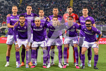 2023-02-01 - ACF Fiorentina team line-up - ACF FIORENTINA VS TORINO FC - ITALIAN CUP - SOCCER