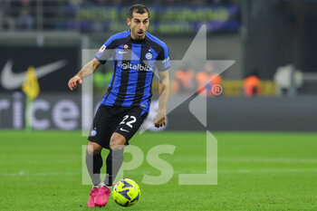 2023-01-31 - Henrikh Mkhitaryan of FC Internazionale in action during Coppa Italia 2022/23 football match between FC Internazionale and Atalanta BC at Giuseppe Meazza Stadium, Milan, Italy on January 31, 2023 - INTER - FC INTERNAZIONALE VS ATALANTA BC - ITALIAN CUP - SOCCER