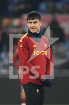 2023-02-01 - Paulo Dybala (AS Roma)  during the Coppa Italia Frecciarossa quarterfinal match between AS Roma vs US Cremonese at the Olimpic Stadium in Rome on 01 February 2023. - AS ROMA VS US CREMONESE - ITALIAN CUP - SOCCER