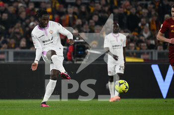 2023-02-01 - Soualiho Meite' (US Cremonese)  during the Coppa Italia Frecciarossa quarterfinal match between AS Roma vs US Cremonese at the Olimpic Stadium in Rome on 01 February 2023. - AS ROMA VS US CREMONESE - ITALIAN CUP - SOCCER