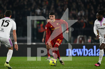 2023-02-01 - Cristian Volpato (AS Roma) during the Coppa Italia Frecciarossa quarterfinal match between AS Roma vs US Cremonese at the Olimpic Stadium in Rome on 01 February 2023. - AS ROMA VS US CREMONESE - ITALIAN CUP - SOCCER