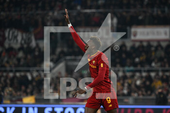 2023-02-01 - Tammy Abraham (AS Roma) during the Coppa Italia Frecciarossa quarterfinal match between AS Roma vs US Cremonese at the Olimpic Stadium in Rome on 01 February 2023. - AS ROMA VS US CREMONESE - ITALIAN CUP - SOCCER