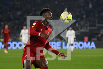 2023-02-01 - Tammy Abraham (AS Roma) during the Coppa Italia Frecciarossa quarterfinal match between AS Roma vs US Cremonese at the Olimpic Stadium in Rome on 01 February 2023. - AS ROMA VS US CREMONESE - ITALIAN CUP - SOCCER