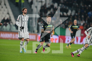 2023-02-02 - Ciro Immobile of SS Lazio during the italian Cup, football match between Juventus Fc and Ss Lazio, on 02 Febbruary 2023 at Allianz Stadium, Turin, Italy. Photo Nderim Kaceli - JUVENTUS FC VS SS LAZIO - ITALIAN CUP - SOCCER