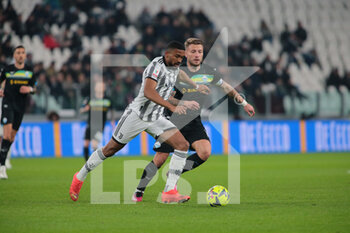 2023-02-02 - Bremer of Juventus and Ciro Immobile of SS Lazio during the italian Cup, football match between Juventus Fc and Ss Lazio, on 02 Febbruary 2023 at Allianz Stadium, Turin, Italy. Photo Nderim Kaceli - JUVENTUS FC VS SS LAZIO - ITALIAN CUP - SOCCER