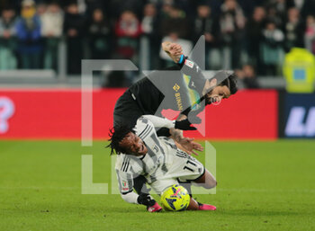 2023-02-02 - Juan Cuadrado of Juventus during the italian Cup, football match between Juventus Fc and Ss Lazio, on 02 Febbruary 2023 at Allianz Stadium, Turin, Italy. Photo Nderim Kaceli - JUVENTUS FC VS SS LAZIO - ITALIAN CUP - SOCCER