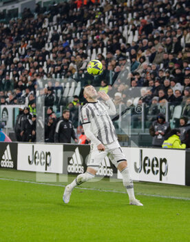 2023-02-02 - Filip Kostic of Juventus during the italian Cup, football match between Juventus Fc and Ss Lazio, on 02 Febbruary 2023 at Allianz Stadium, Turin, Italy. Photo Nderim Kaceli - JUVENTUS FC VS SS LAZIO - ITALIAN CUP - SOCCER