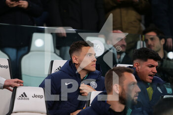 2023-04-04 - Kristjan Asllani of FC Internazionale during the Coppa Italia, semifinal first leg,  football match between Juventus Fc and Fc Internazionale, on 04 April 2023 at Allianz Stadium, Turin, Italy. Photo Nderim Kaceli - SEMIFINAL - JUVENTUS FC VS INTER - FC INTERNAZIONALE - ITALIAN CUP - SOCCER