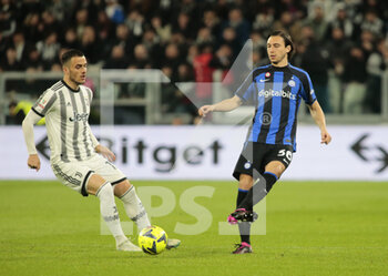 2023-04-04 - Matteo Darmian of FC Internazionale during the Coppa Italia, semifinal first leg,  football match between Juventus Fc and Fc Internazionale, on 04 April 2023 at Allianz Stadium, Turin, Italy. Photo Nderim Kaceli - SEMIFINAL - JUVENTUS FC VS INTER - FC INTERNAZIONALE - ITALIAN CUP - SOCCER