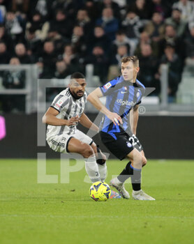 2023-04-04 - Nicolo Barella of FC Internazionale during the Coppa Italia, semifinal first leg,  football match between Juventus Fc and Fc Internazionale, on 04 April 2023 at Allianz Stadium, Turin, Italy. Photo Nderim Kaceli - SEMIFINAL - JUVENTUS FC VS INTER - FC INTERNAZIONALE - ITALIAN CUP - SOCCER