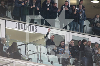 2023-04-04 - Alessandro Del Piero former Juventis player creating the fans during the Coppa Italia, semifinal first leg,  football match between Juventus Fc and Fc Internazionale, on 04 April 2023 at Allianz Stadium, Turin, Italy. Photo Nderim Kaceli - SEMIFINAL - JUVENTUS FC VS INTER - FC INTERNAZIONALE - ITALIAN CUP - SOCCER
