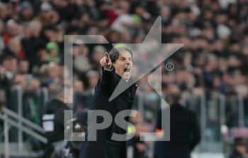 2023-04-04 - Simone Inzaghi, Manager of FC Internazionale during the Coppa Italia, semifinal first leg,  football match between Juventus Fc and Fc Internazionale, on 04 April 2023 at Allianz Stadium, Turin, Italy. Photo Nderim Kaceli - SEMIFINAL - JUVENTUS FC VS INTER - FC INTERNAZIONALE - ITALIAN CUP - SOCCER