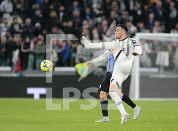 2023-04-04 - Filip Kostic of Juventus during the Coppa Italia, semifinal first leg,  football match between Juventus Fc and Fc Internazionale, on 04 April 2023 at Allianz Stadium, Turin, Italy. Photo Nderim Kaceli - SEMIFINAL - JUVENTUS FC VS INTER - FC INTERNAZIONALE - ITALIAN CUP - SOCCER
