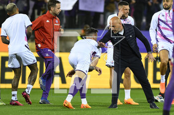 2023-04-27 - Vincenzo Italiano of ACF Fiorentina during the Coppa Italia Semi Final match between ACF Fiorentina vs US Cremonese at Stadio Artemio Franchi on April 27, 2023 in Florence, Italy. - SEMIFINAL - ACF FIORENTINA VS US CREMONESE - ITALIAN CUP - SOCCER