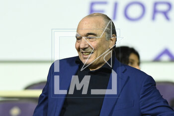 2023-04-27 - Rocco Comisso the President of ACF Fiorentina during the Coppa Italia Semi Final match between ACF Fiorentina vs US Cremonese at Stadio Artemio Franchi on April 27, 2023 in Florence, Italy. - SEMIFINAL - ACF FIORENTINA VS US CREMONESE - ITALIAN CUP - SOCCER