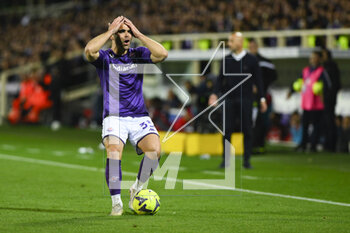 2023-04-27 - Riccardo Sottil of ACF Fiorentina during the Coppa Italia Semi Final match between ACF Fiorentina vs US Cremonese at Stadio Artemio Franchi on April 27, 2023 in Florence, Italy. - SEMIFINAL - ACF FIORENTINA VS US CREMONESE - ITALIAN CUP - SOCCER