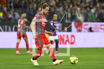 2023-04-27 - Michele Castagnetti of U.S. Cremonese during the Coppa Italia Semi Final match between ACF Fiorentina vs US Cremonese at Stadio Artemio Franchi on April 27, 2023 in Florence, Italy. - SEMIFINAL - ACF FIORENTINA VS US CREMONESE - ITALIAN CUP - SOCCER