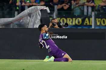 2023-05-24 - Nicolas Gonzales of Fiorentina celebrates after scores their first gol - FINAL - ACF FIORENTINA VS INTER - FC INTERNAZIONALE - ITALIAN CUP - SOCCER