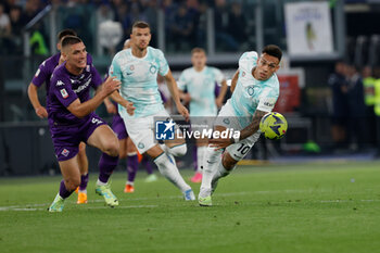 2023-05-24 - Nikola Milenkovic of Fiorentina Lautaro Martinez of Inter - FINAL - ACF FIORENTINA VS INTER - FC INTERNAZIONALE - ITALIAN CUP - SOCCER