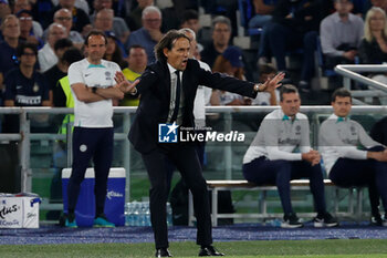 2023-05-24 - Simone Inzaghi coach of Inter - FINAL - ACF FIORENTINA VS INTER - FC INTERNAZIONALE - ITALIAN CUP - SOCCER
