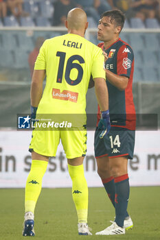 2023-08-11 - Alessandro Vogliacco and Nicola Leali (Genoa) - GENOA CFC VS MODENA FC - ITALIAN CUP - SOCCER