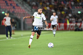 2023-08-11 - Emanuele Adamo (Cesena FC) in action - BOLOGNA FC VS CESENA FC - ITALIAN CUP - SOCCER