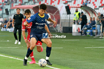 2023-08-12 - Yordan Osorio (Parma Calcio) and Gregorio Morachioli (SSC Bari) - SSC BARI VS PARMA CALCIO - ITALIAN CUP - SOCCER
