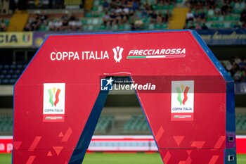 2023-08-12 - The official Coppa Italia banner - HELLAS VERONA FC VS ASCOLI CALCIO - ITALIAN CUP - SOCCER