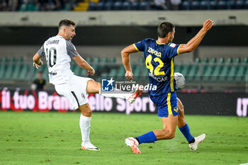 2023-08-12 - Ascoli's Fabrizio Caligara tries to score - HELLAS VERONA FC VS ASCOLI CALCIO - ITALIAN CUP - SOCCER