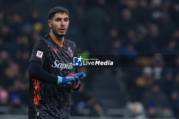 2023-12-20 - Federico Ravaglia of Bologna FC looks on during Coppa Italia 2023/24 Round of 16 football match between FC Internazionale and Bologna FC at Giuseppe Meazza Stadium, Milan, Italy on December 20, 2023 - INTER - FC INTERNAZIONALE VS BOLOGNA FC - ITALIAN CUP - SOCCER
