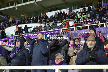 2023-12-06 - Supporters of ACF Fiorentina prior to the Coppa Italia Frecciarossa, football match between ACF Fiorentina and Parma Calcio 1913 on Dicember 6, 2023 at the Stadio Artemio Franchi in Florence - ACF FIORENTINA VS PARMA CALCIO - ITALIAN CUP - SOCCER