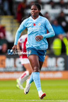 2023-11-05 - Manchester City's Khadija Shaw during the Women's English championship, Super League football match between Arsenal and Manchester City on 5 November 2023 at Meadow Park Stadium in Borehamwood, England - FOOTBALL - WOMEN'S ENGLISH CHAMP - ARSENAL V MANCHESTER CITY - ENGLISH FA WOMEN'S SUPER LEAGUE - SOCCER