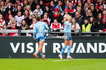 2023-11-05 - Manchester City's Chloe Kelly celebrates her goal 1-1 during the Women's English championship, Super League football match between Arsenal and Manchester City on 5 November 2023 at Meadow Park Stadium in Borehamwood, England - FOOTBALL - WOMEN'S ENGLISH CHAMP - ARSENAL V MANCHESTER CITY - ENGLISH FA WOMEN'S SUPER LEAGUE - SOCCER