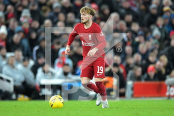 2023-01-07 - Liverpool midfielder Harvey Elliott (19) during the English FA Cup, 3rd round football match between Liverpool and Wolverhampton Wanderers on January 7, 2023 at Anfield stadium in Liverpool, England - FOOTBALL - ENGLISH CUP - LIVERPOOL V WOLVERHAMPTON - ENGLISH LEAGUE CUP - SOCCER