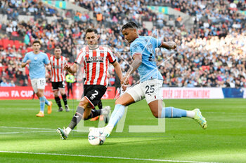 2023-04-24 - Manuel Akanji (25) of Manchester City during the English Cup, FA Cup semi final football match between Manchester City and Sheffield United on 22 April 2023 at Wembley Stadium in London, England - FOOTBALL - ENGLISH CUP - MANCHESTER CITY V SHEFFIELD UNITED - ENGLISH LEAGUE CUP - SOCCER