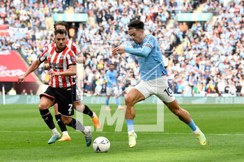 2023-04-24 - Jack Grealish (10) of Manchester City during the English Cup, FA Cup semi final football match between Manchester City and Sheffield United on 22 April 2023 at Wembley Stadium in London, England - FOOTBALL - ENGLISH CUP - MANCHESTER CITY V SHEFFIELD UNITED - ENGLISH LEAGUE CUP - SOCCER