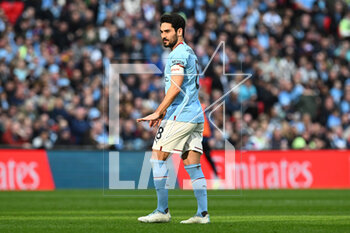 2023-04-24 - Ilkay Gundogan (8) of Manchester City during the English Cup, FA Cup semi final football match between Manchester City and Sheffield United on 22 April 2023 at Wembley Stadium in London, England - FOOTBALL - ENGLISH CUP - MANCHESTER CITY V SHEFFIELD UNITED - ENGLISH LEAGUE CUP - SOCCER