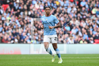 2023-04-24 - Manuel Akanji (25) of Manchester City during the English Cup, FA Cup semi final football match between Manchester City and Sheffield United on 22 April 2023 at Wembley Stadium in London, England - FOOTBALL - ENGLISH CUP - MANCHESTER CITY V SHEFFIELD UNITED - ENGLISH LEAGUE CUP - SOCCER
